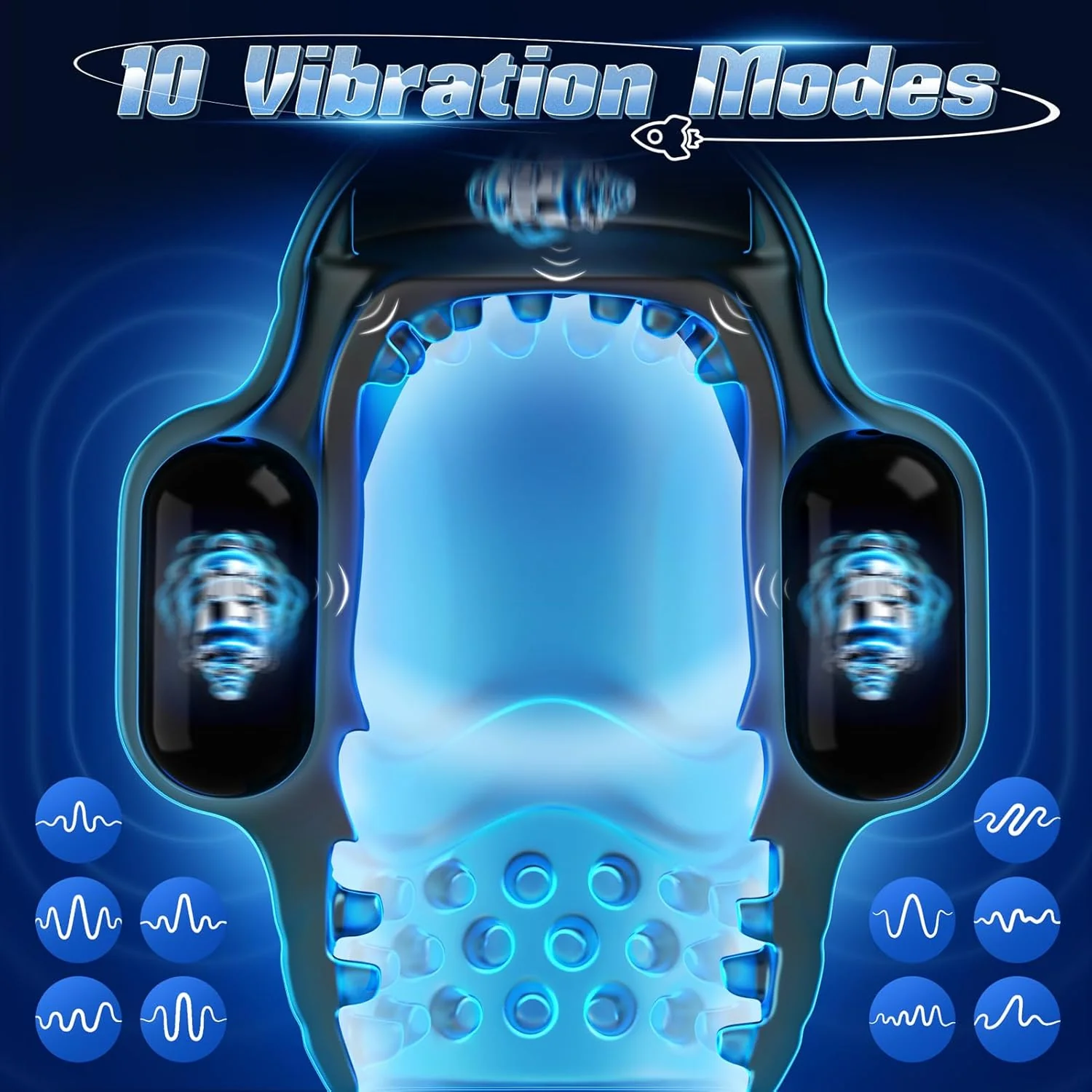 MaxPulse 4-in-1 Male Vibrator & Masturbator - Image 4