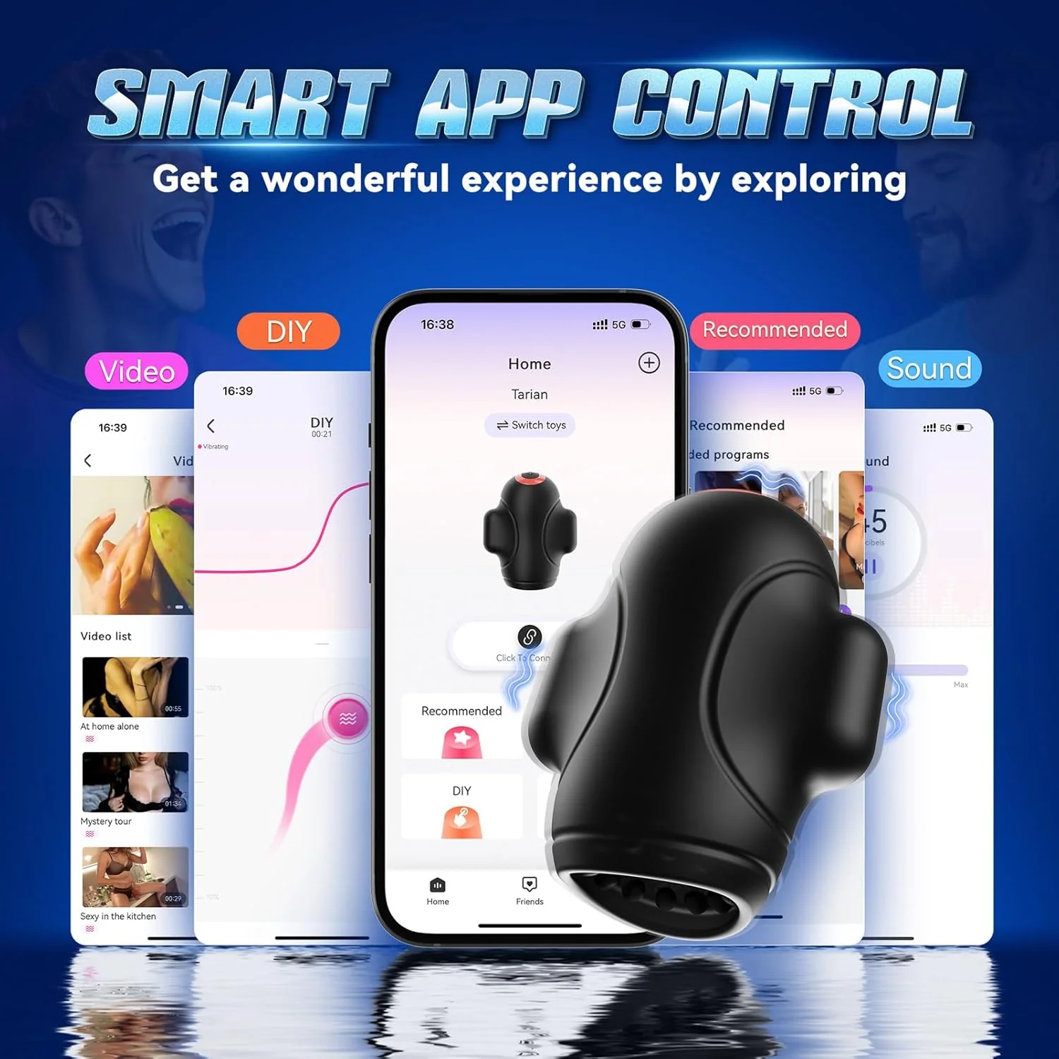 MaxPulse 4-in-1 Male Vibrator & Masturbator - Image 7