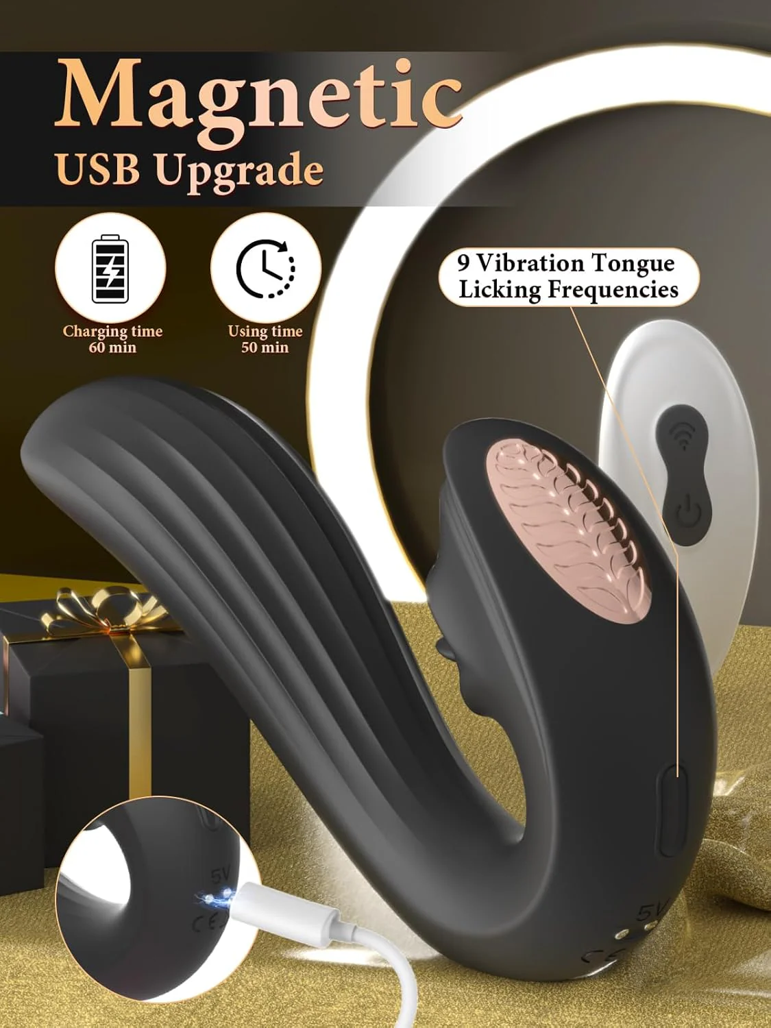 MidnightLick Triple Stimulation Tongue Vibrator - Image 5