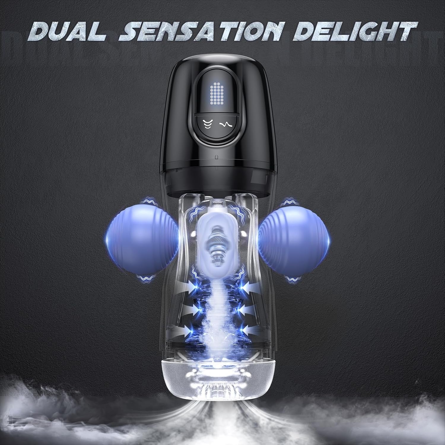 MidnightPhantom App-Control Male Masturbator | Suction & Vibration - Image 4