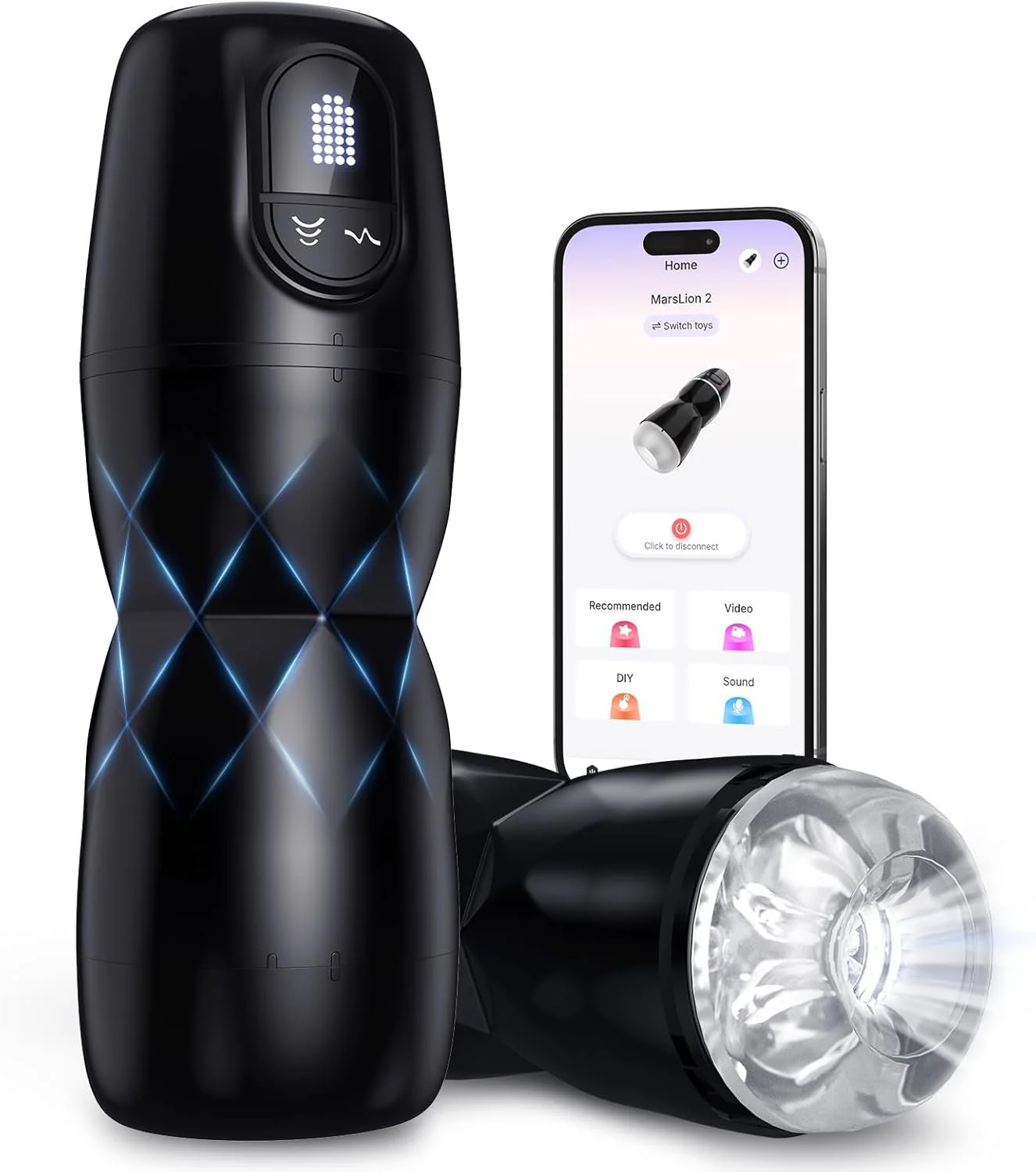 MidnightPhantom App-Control Male Masturbator | Suction & Vibration - Image 8