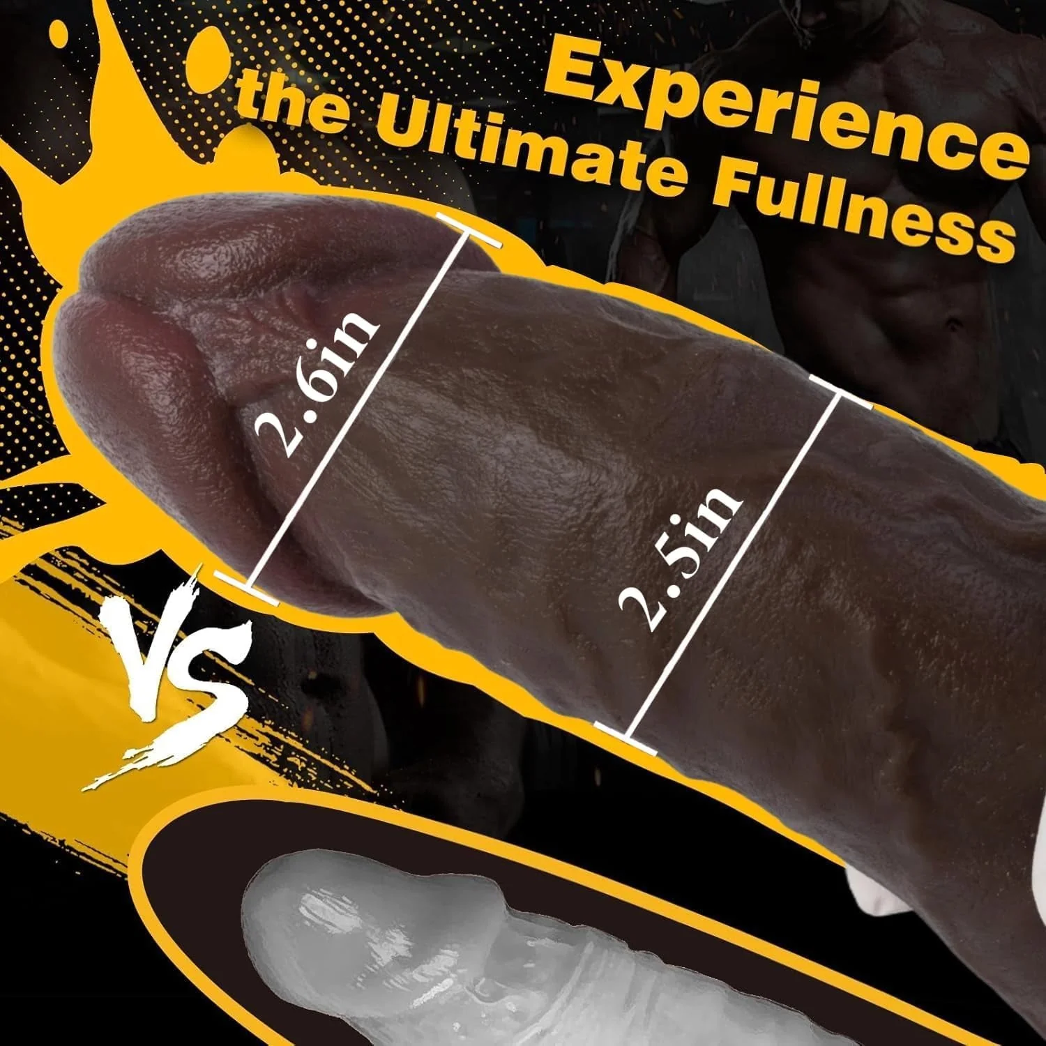 MidnightStallion 12.5" XXL Horse Dildo | Dual-Density Suction Cup - Image 5
