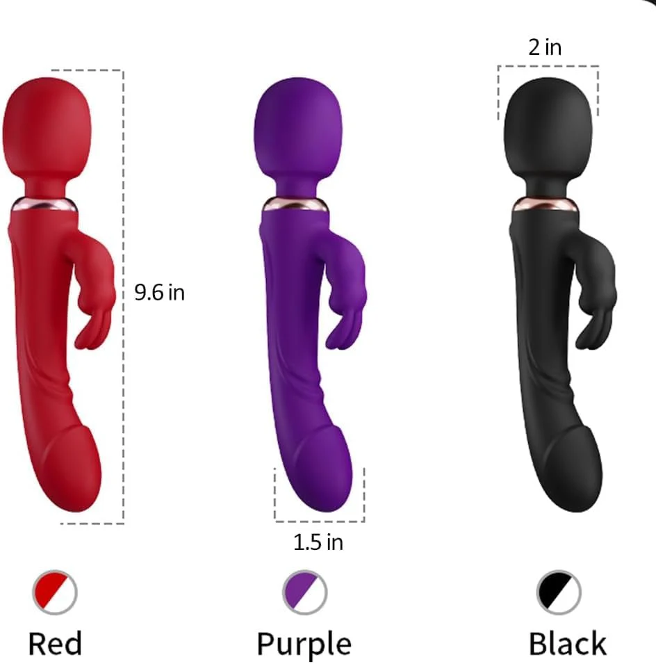MidnightTriad Triple Stimulation Rabbit Wand - Image 2