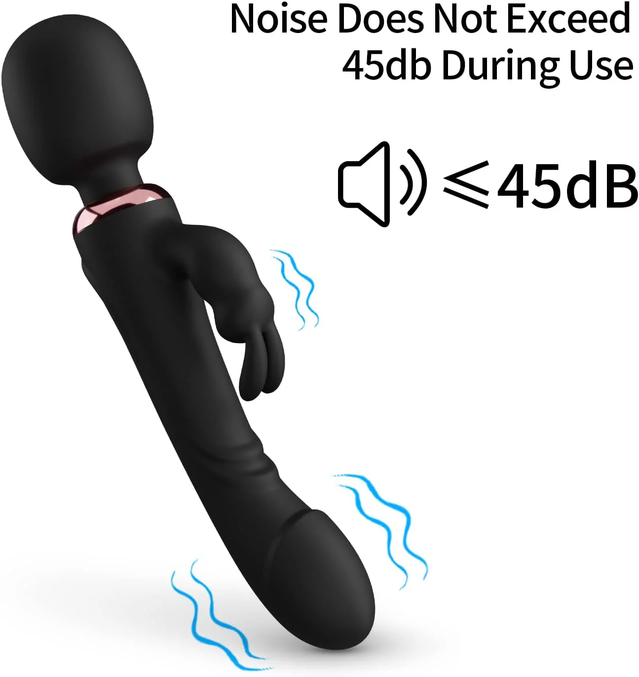 MidnightTriad Triple Stimulation Rabbit Wand - Image 8