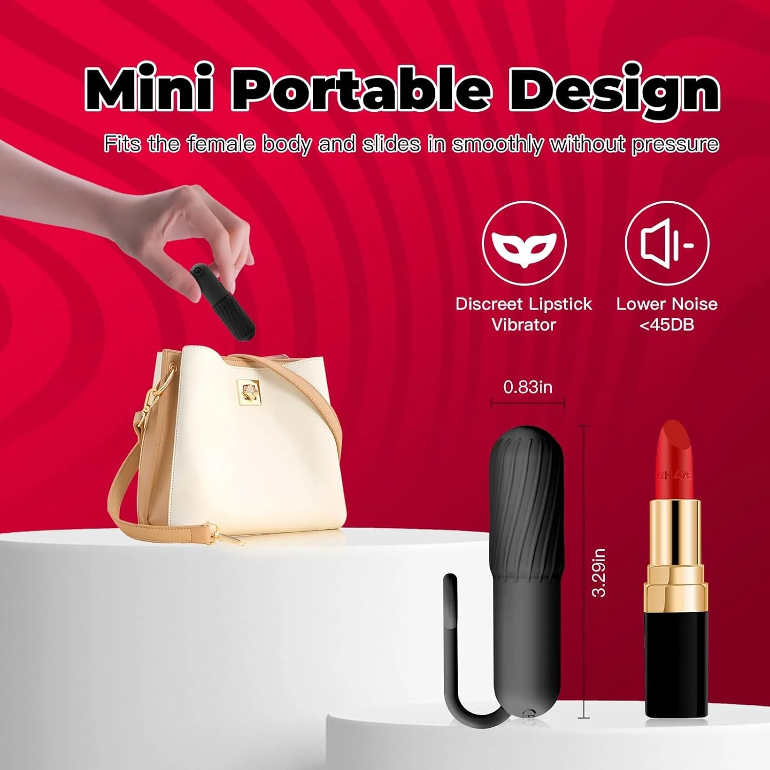 MidnightPulse Mini Spiral Vibrator - Image 3