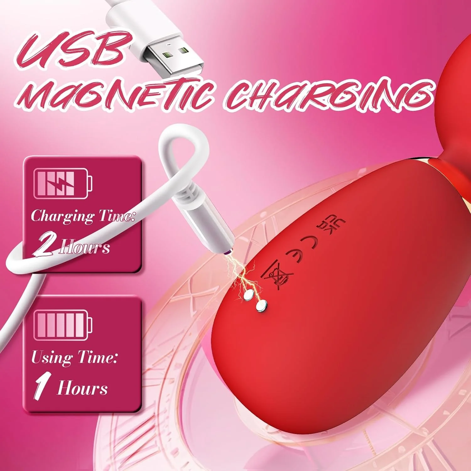 MiniGlow Compact Clitoral Vibrator Wand - Image 7