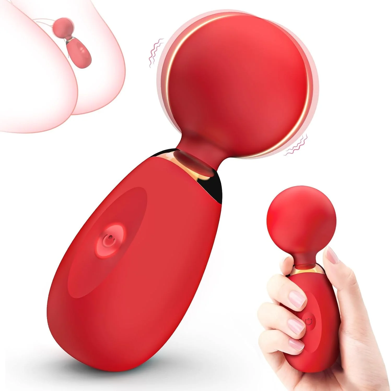MiniGlow Compact Clitoral Vibrator Wand - Image 8