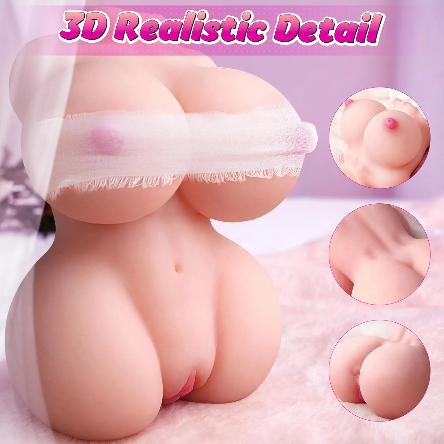 MiniVixen Portable Mini Torso Male Masturbator - Image 3