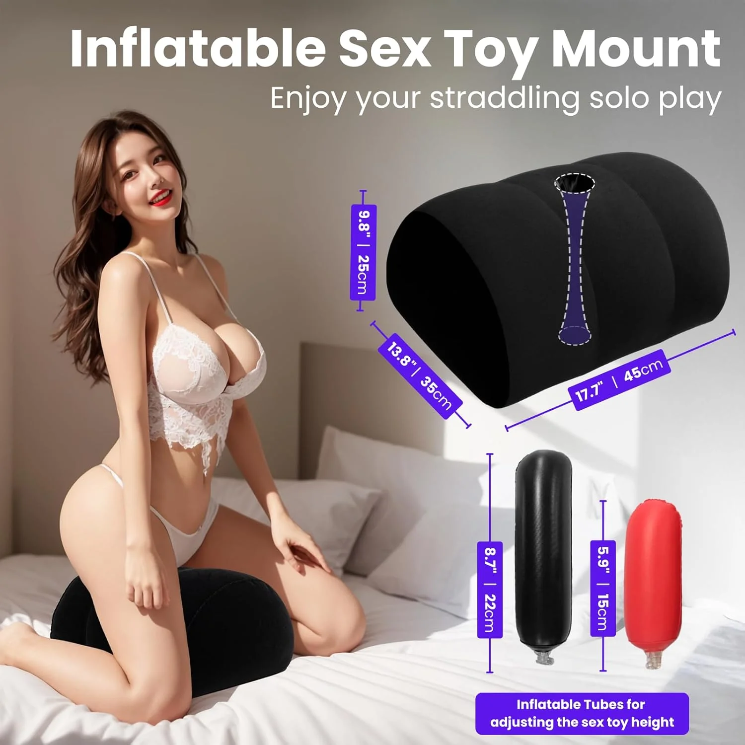 MountMuse Inflatable Dildo Pillow & Position Support - Image 4