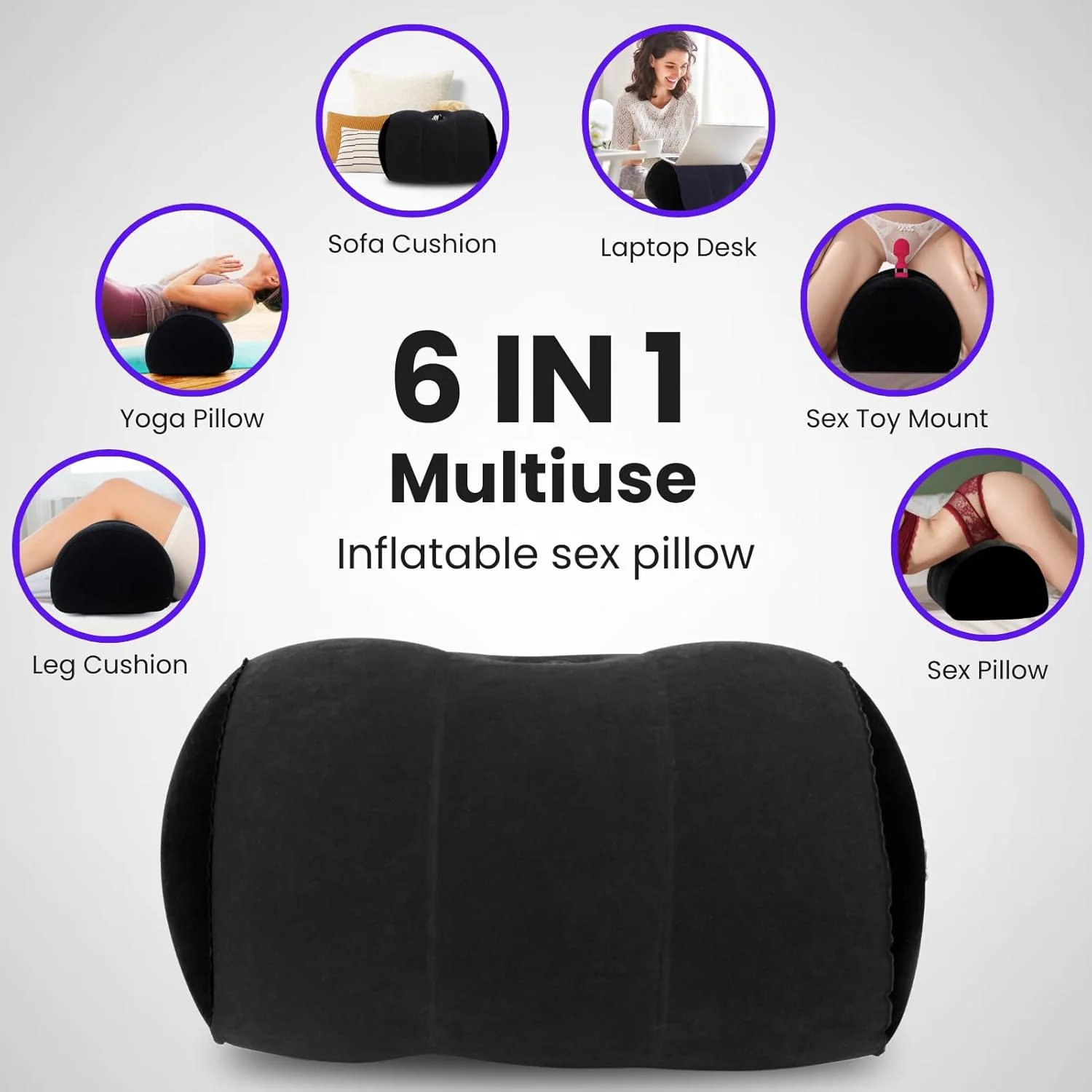 MountMuse Inflatable Dildo Pillow & Position Support - Image 7