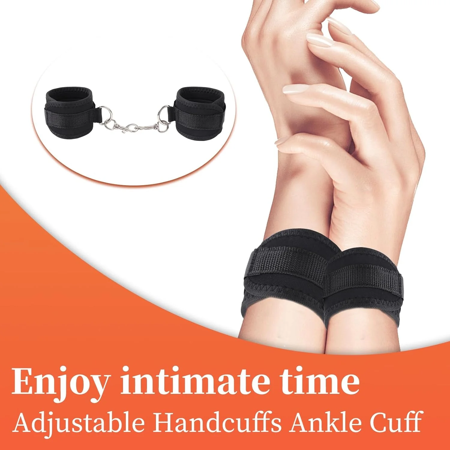NapeBind Neck-to-Wrist Bondage Restraints – Adjustable BDSM Set - Image 4