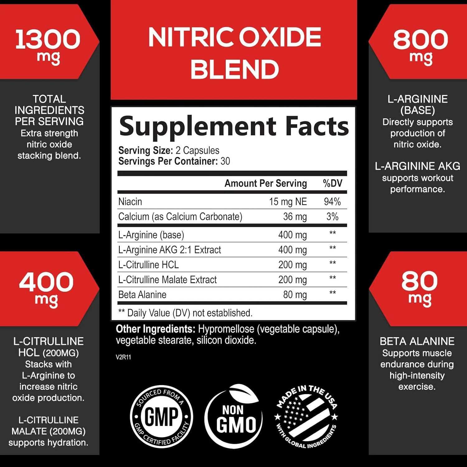 Nitric Oxide Supplement for Men – Energy & Blood Flow Boost - Image 3
