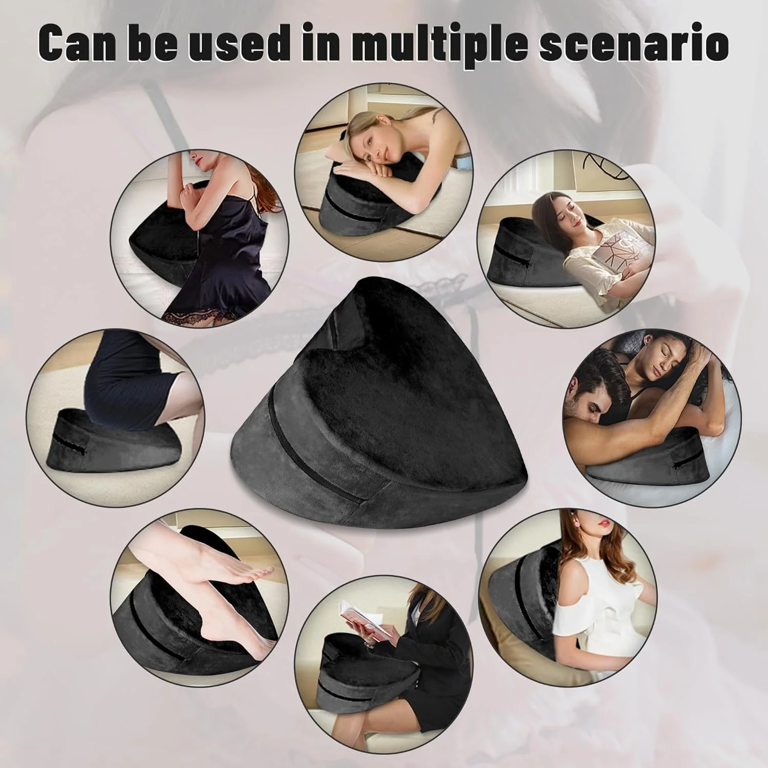 NoirAmour Heart-Shaped Sex Position Pillow - Image 2
