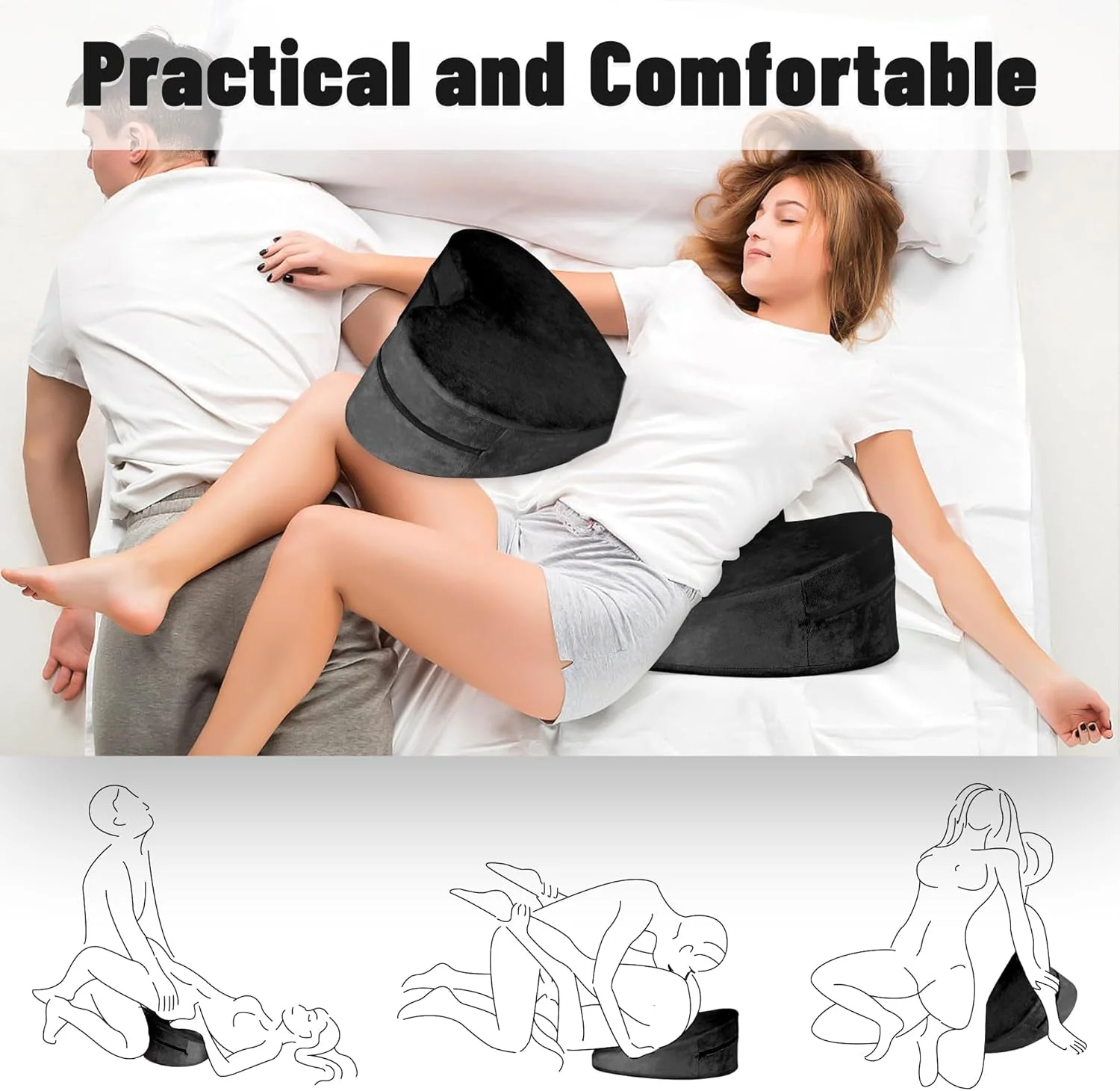 NoirAmour Heart-Shaped Sex Position Pillow - Image 5