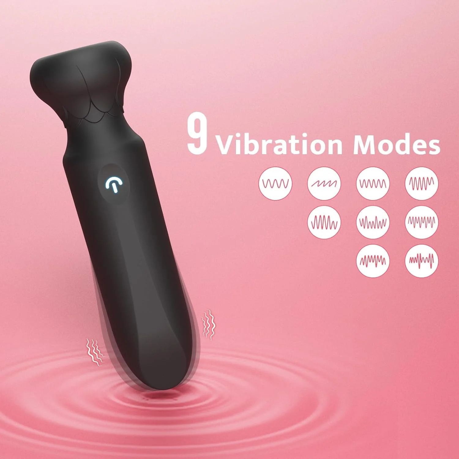 NoirBloom Lipstick Bullet Vibrator 10 Modes - Image 3