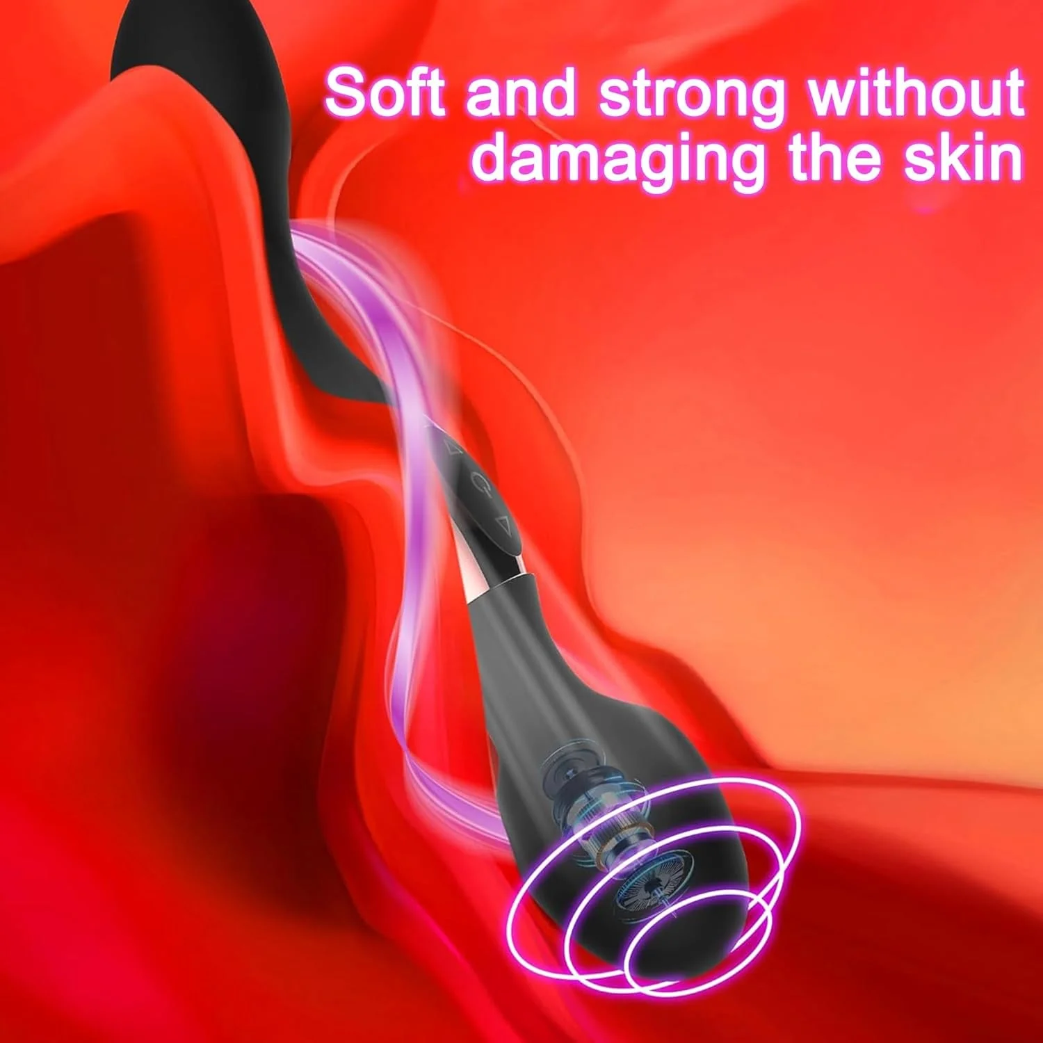 NoirDuo Black Dual Motor Sex Wand - Image 4