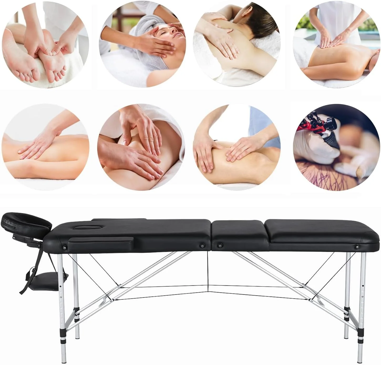 NoirFlex Adjustable Sensual Massage Sex Table - Image 6