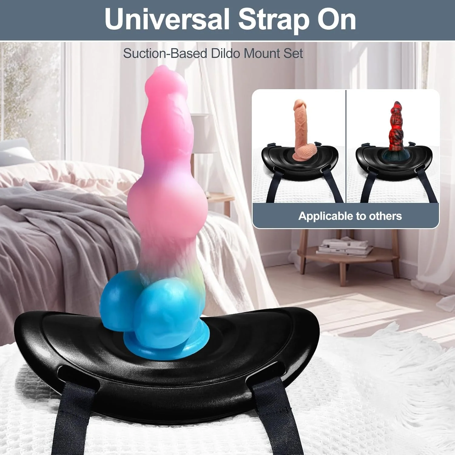 NoirRide Suction Cup Dildo Saddle Mount - Image 3