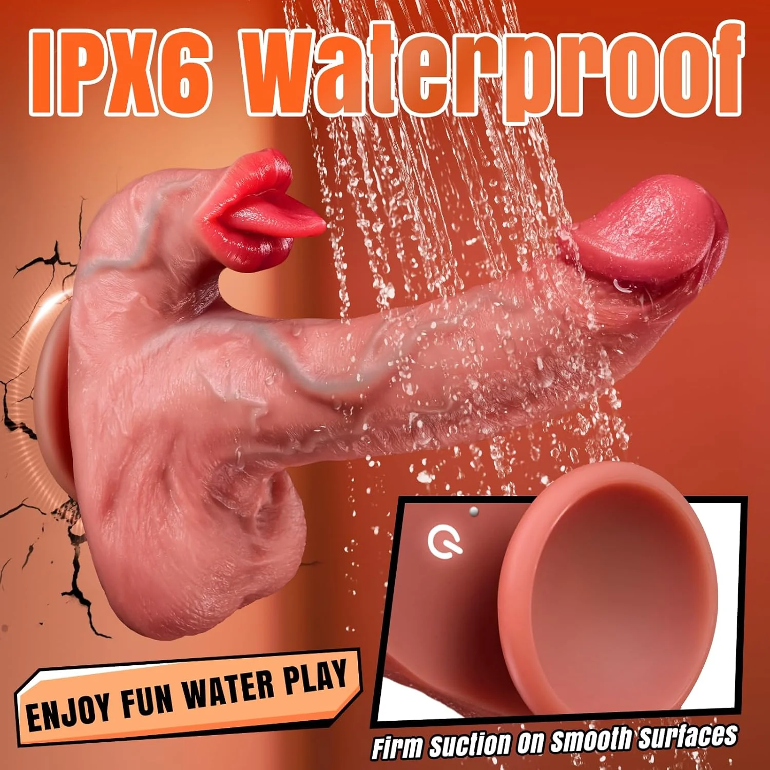 NovaRider Licking Dildo – 5-in-1 Thrusting Vibrator - Image 5