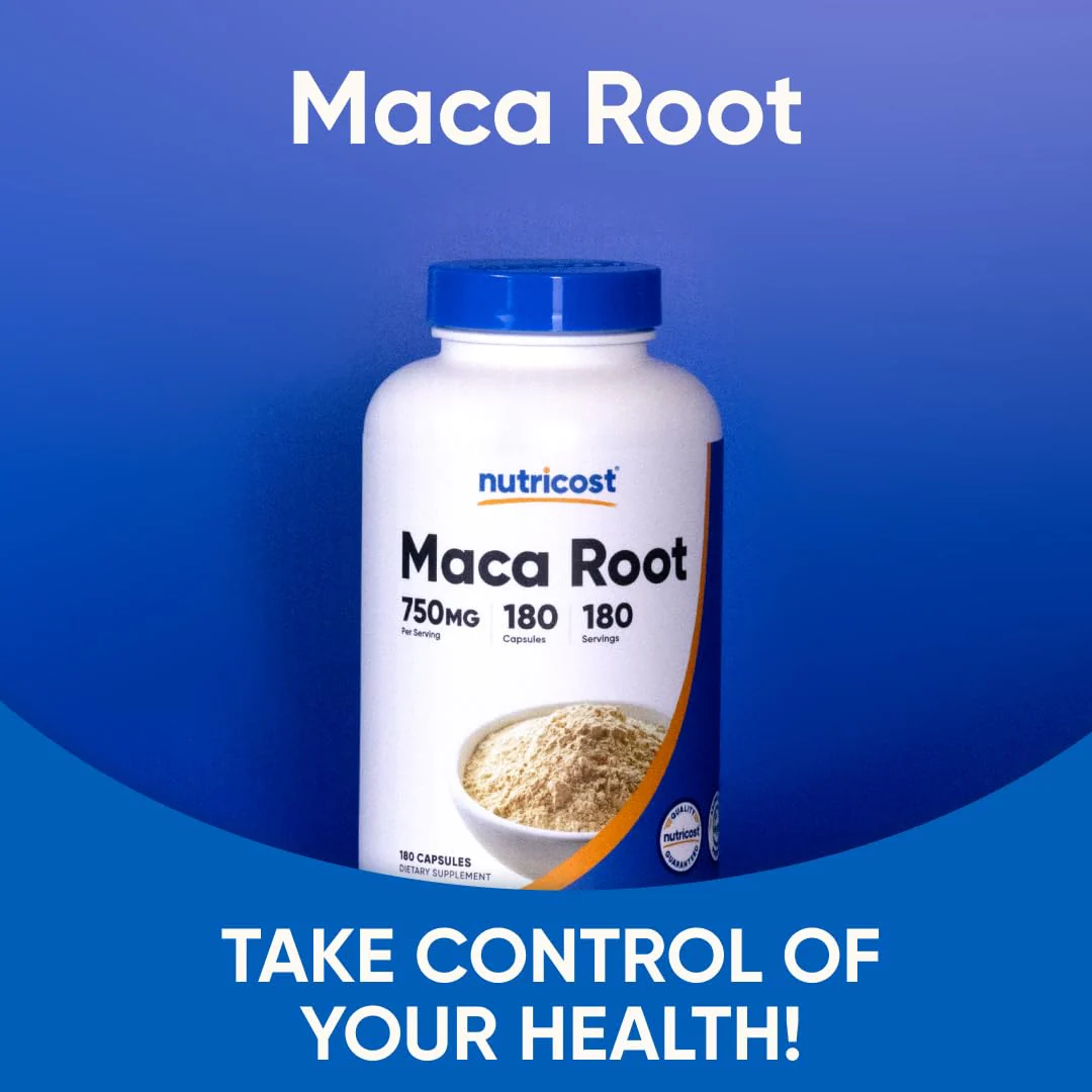 Maca Root 750mg — Female Libido Support | Nutricost - Image 5