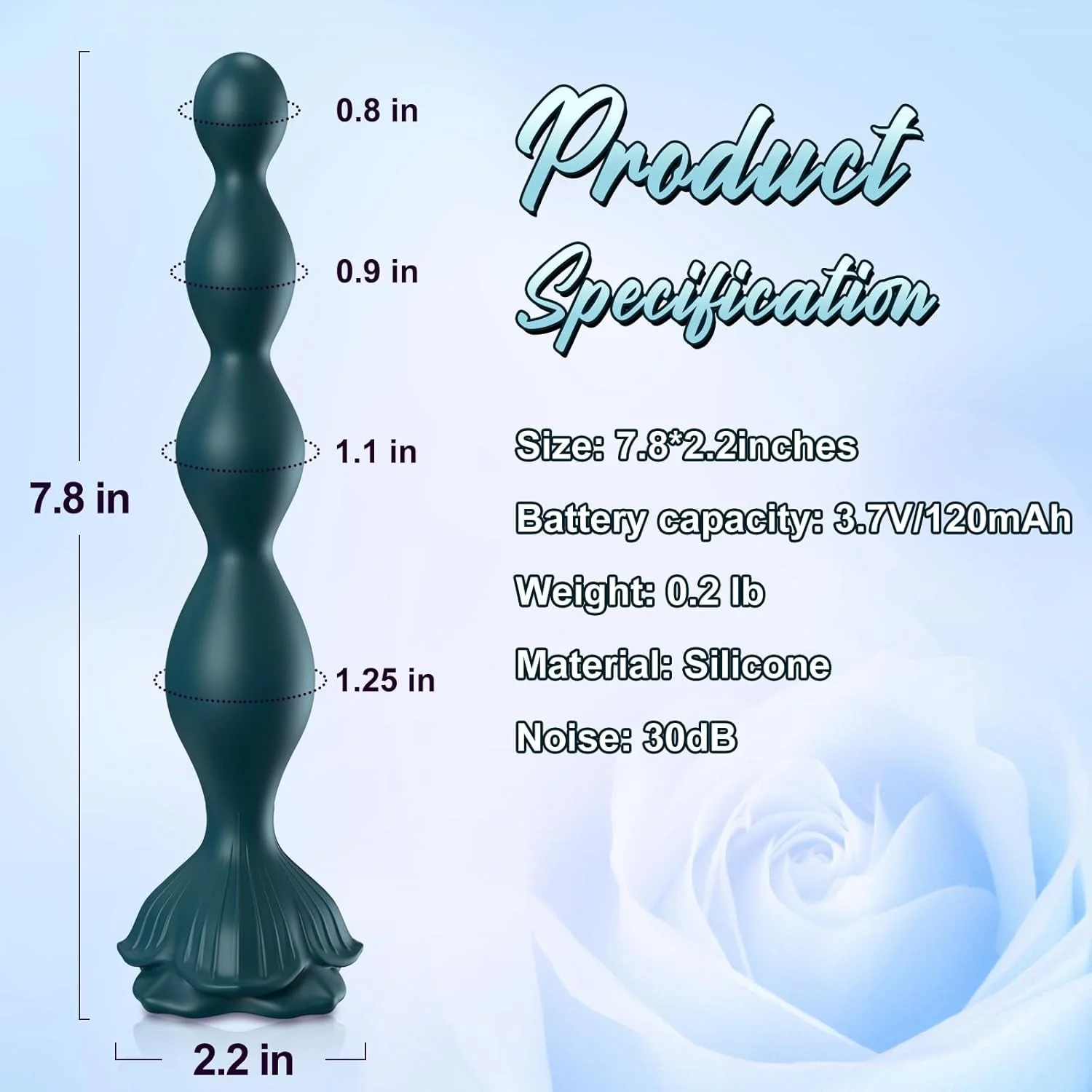OceanKiss Prostate Massager Vibrator with 9 Modes - Image 5
