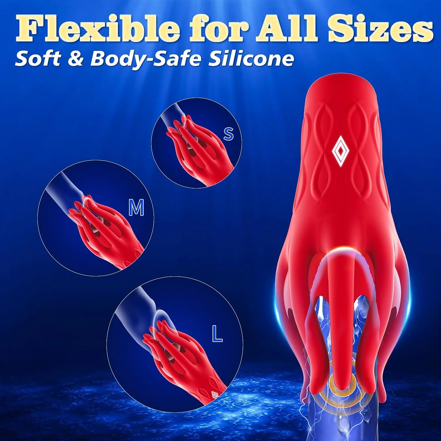OctaPulse Male 360° Tentacle Vibrator - Image 5