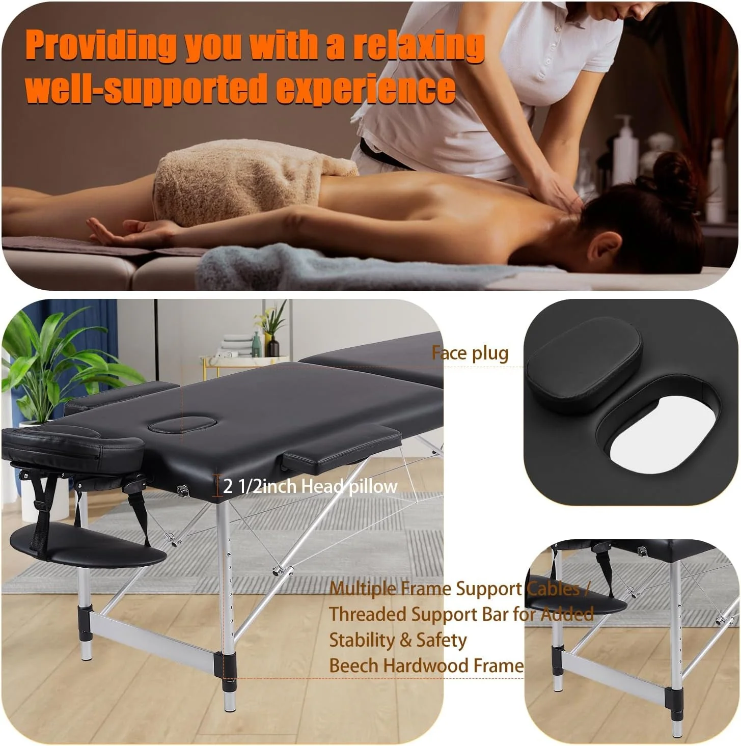 OnyxRelief Portable Sensual Massage Sex Table - Image 4
