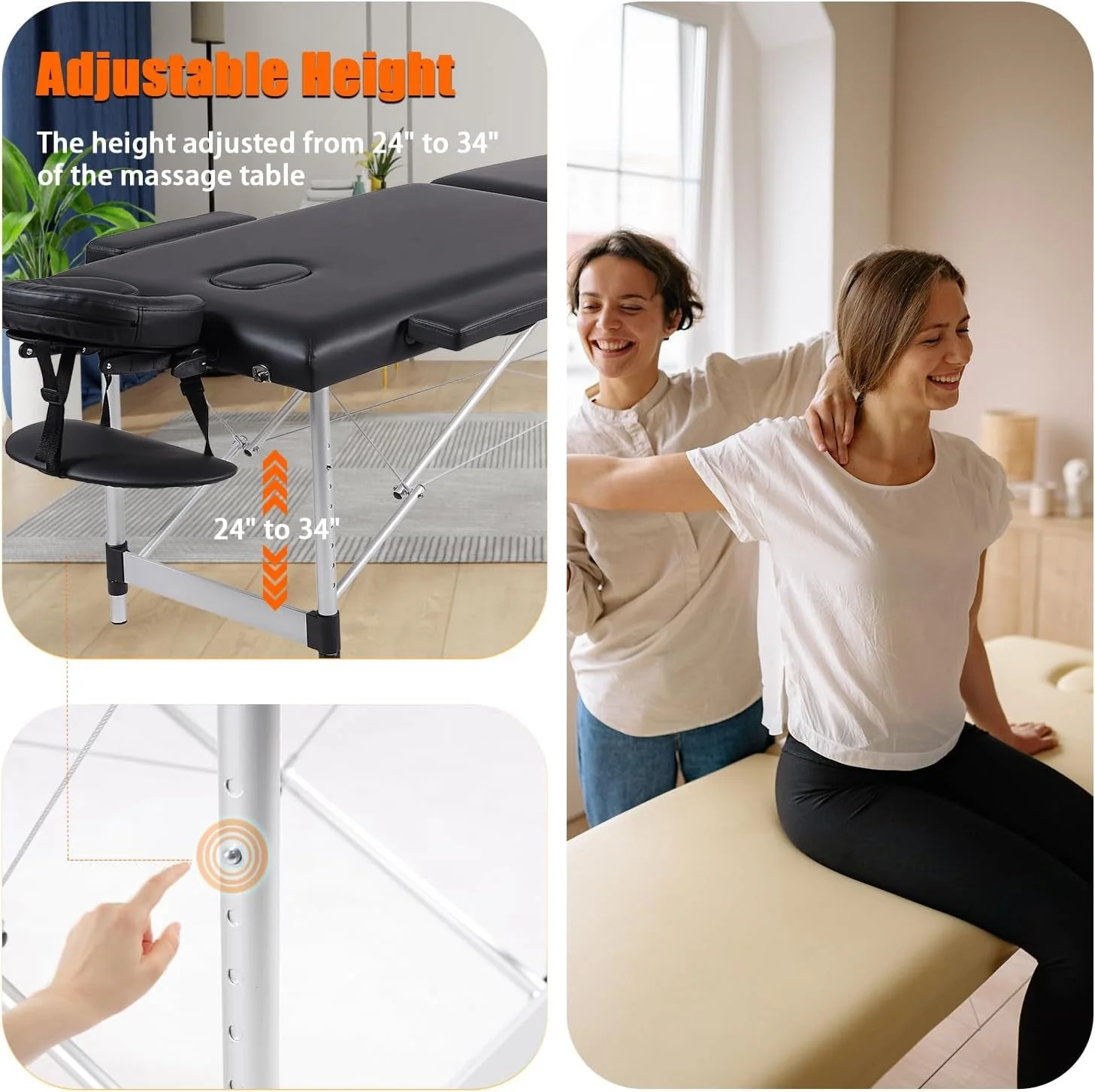 OnyxRelief Portable Sensual Massage Sex Table - Image 5