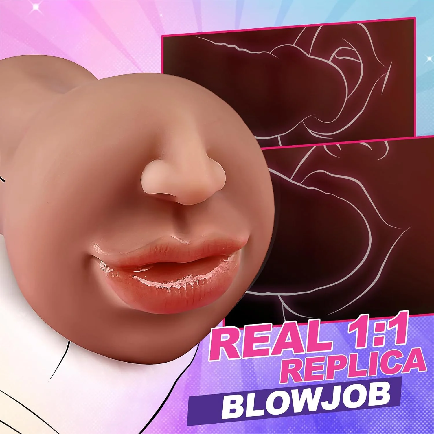 OralObsession Deep Throat Vibrating BJ Stroker - Image 4