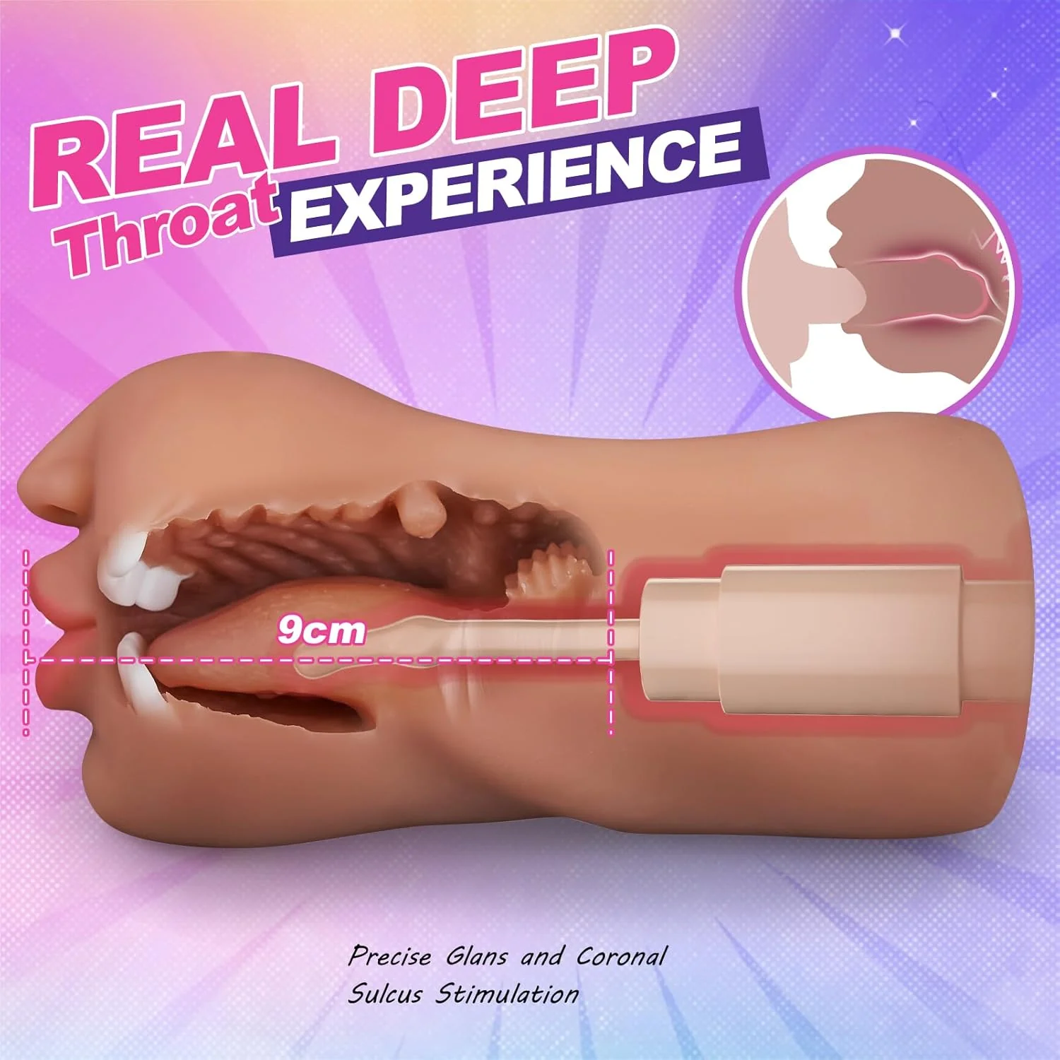OralObsession Deep Throat Vibrating BJ Stroker - Image 6