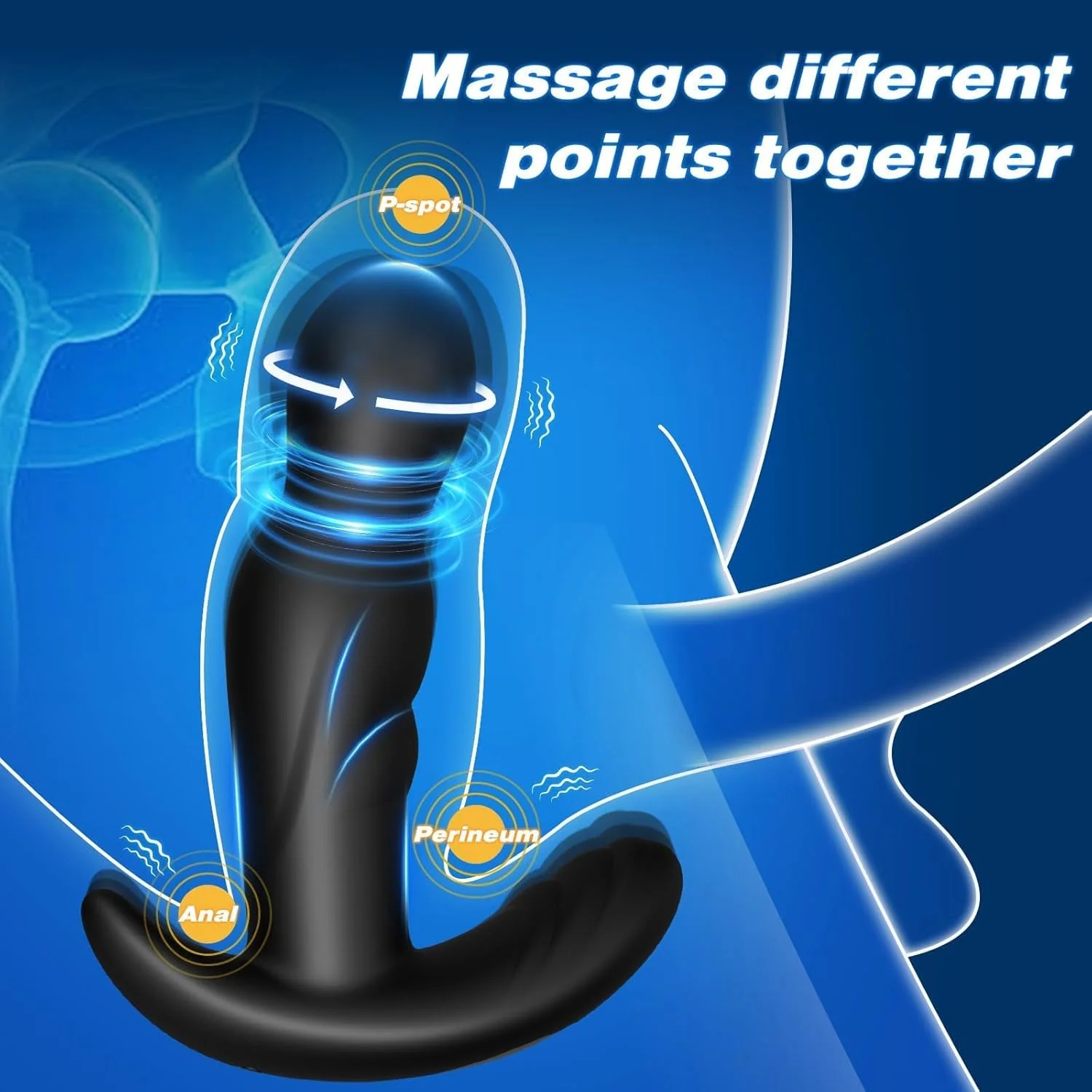 OrbitBliss 360° Rotating Prostate Massager | Remote Vibe - Image 3