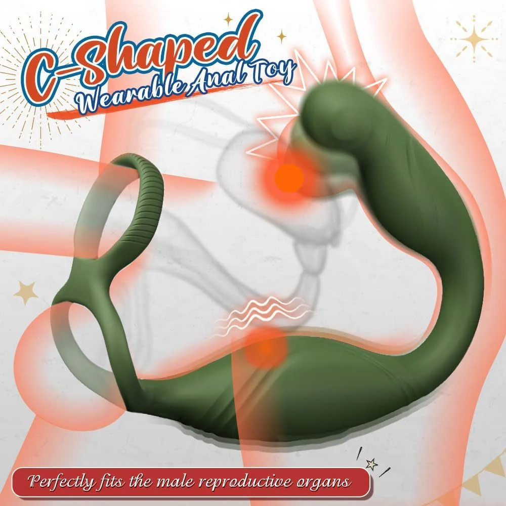 OrbitC Rotating Prostate Massager Cock Ring - Image 2