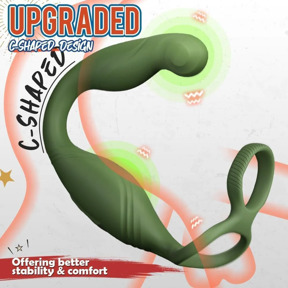 OrbitC Rotating Prostate Massager Cock Ring - Image 6