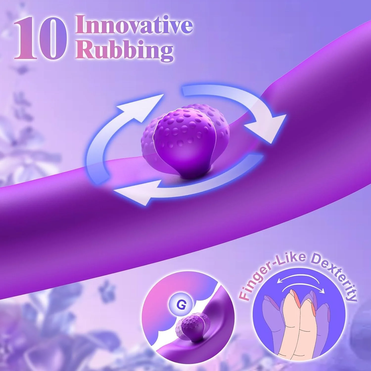 OrbitPulse 3-in-1 Bead Rabbit Vibrator - Image 4