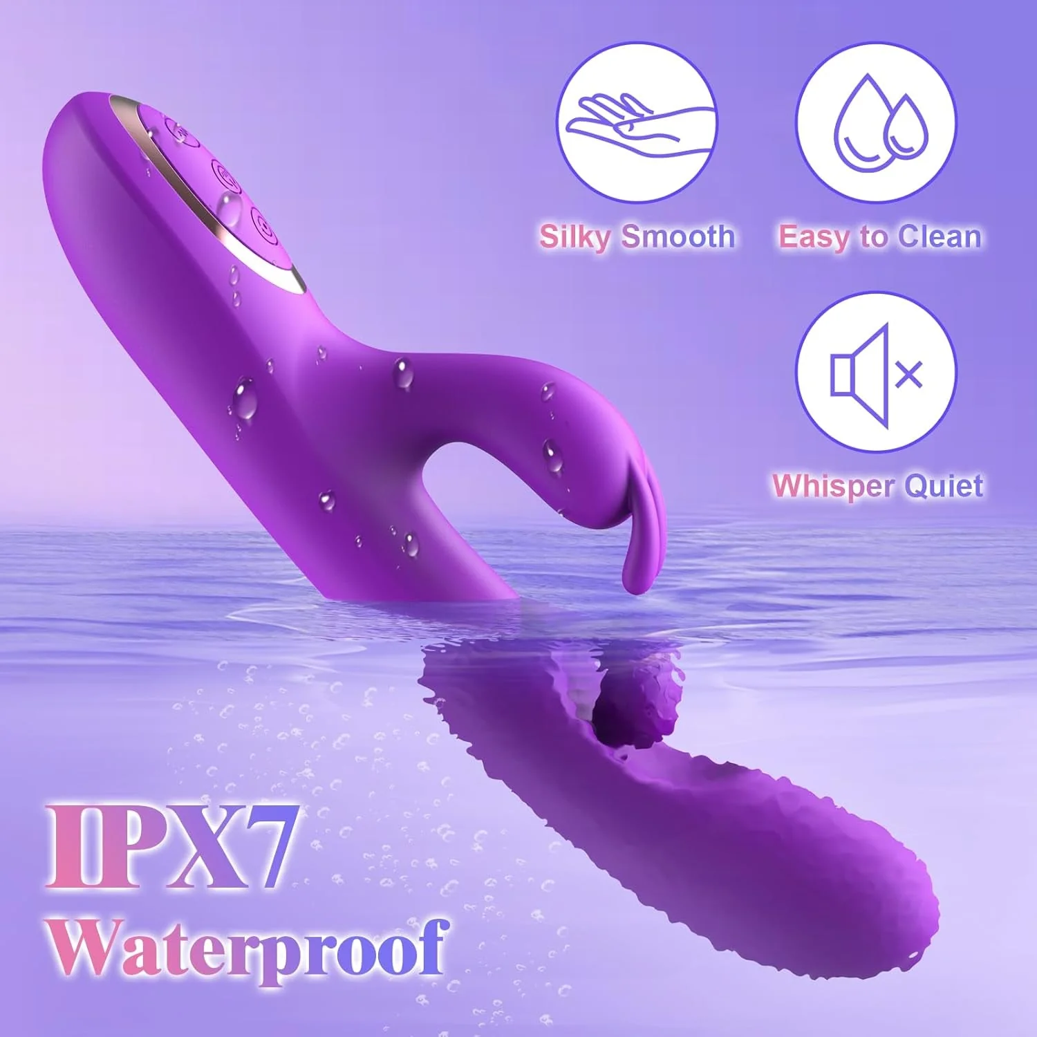 OrbitPulse 3-in-1 Bead Rabbit Vibrator - Image 7