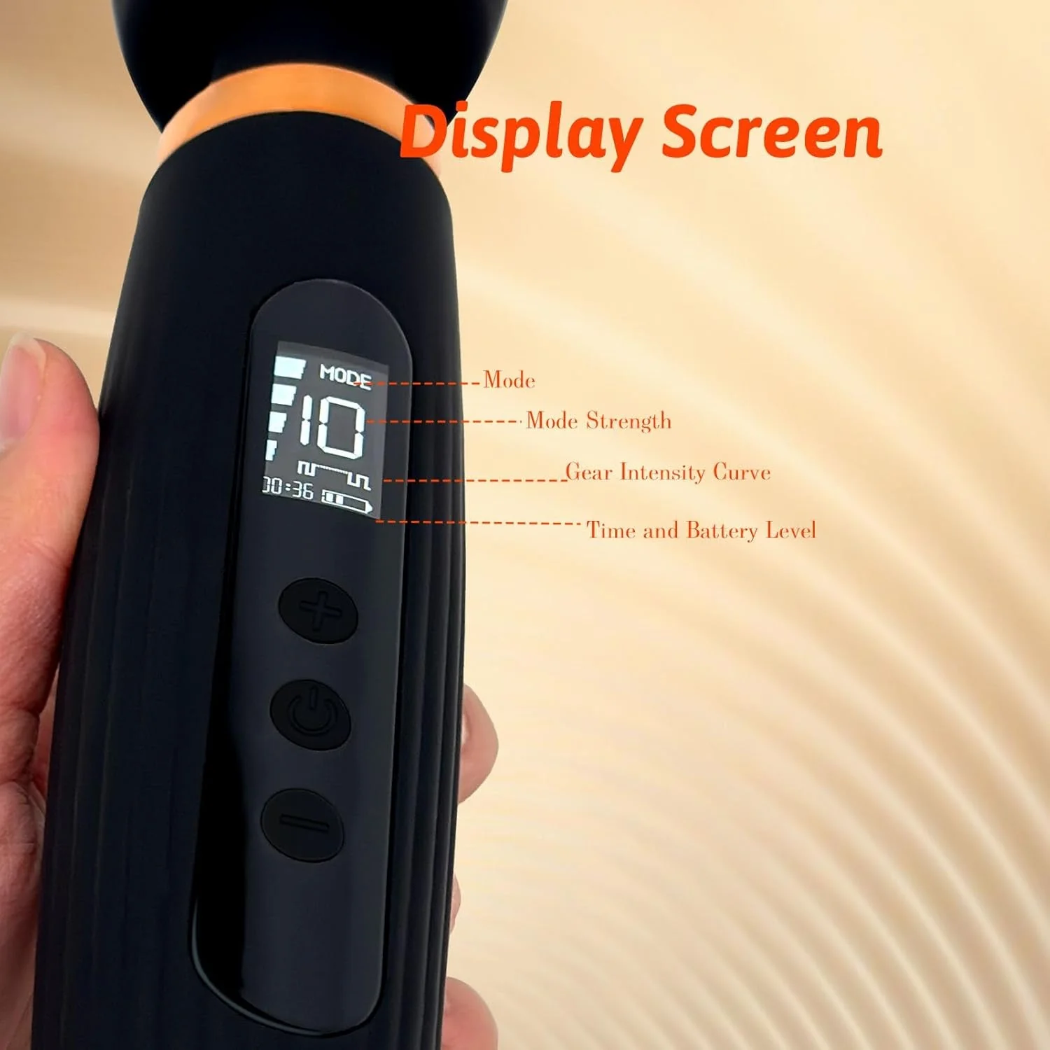 OrbLux Premium 10 Pattern Wand Massager Vibrator - Image 3