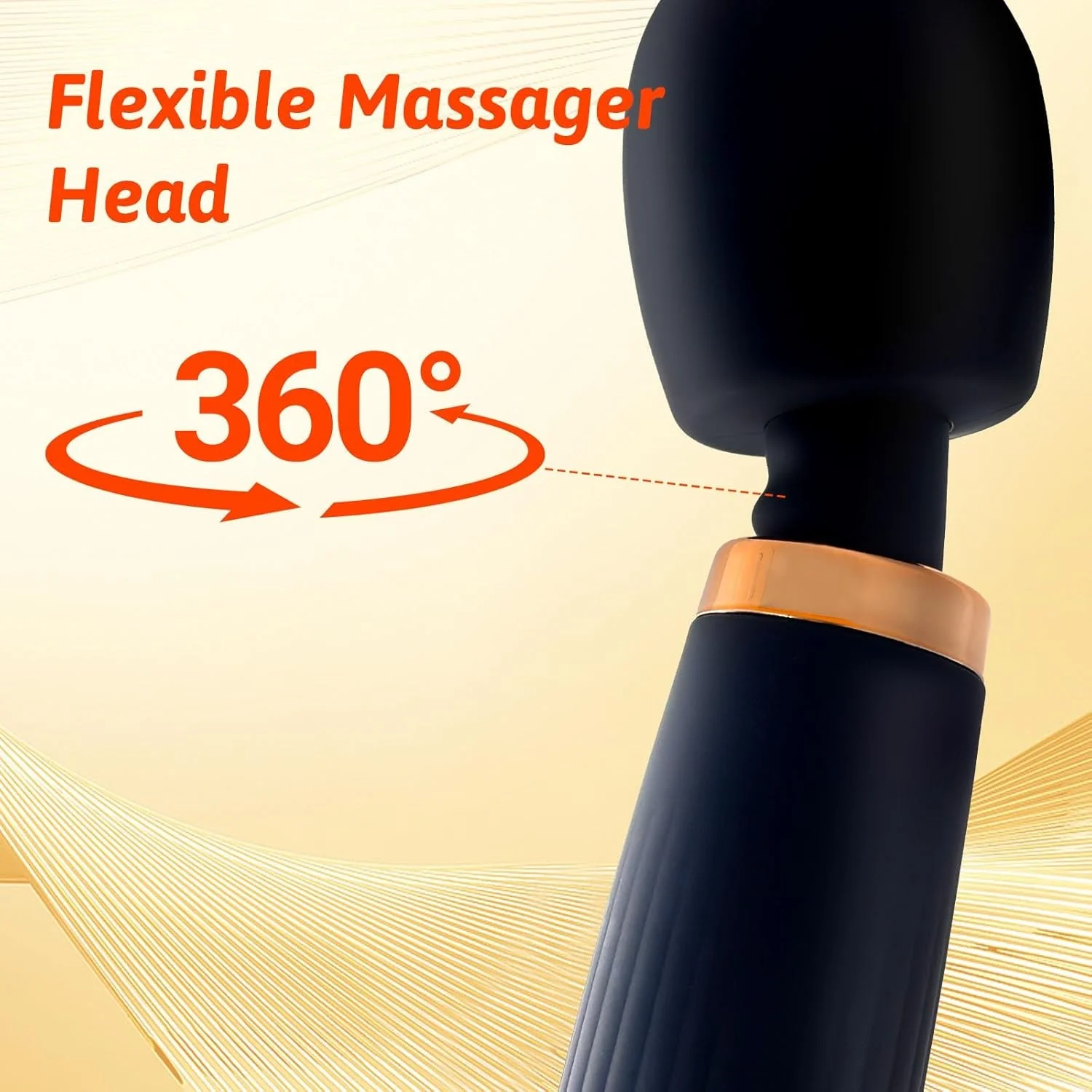 OrbLux Premium 10 Pattern Wand Massager Vibrator - Image 4