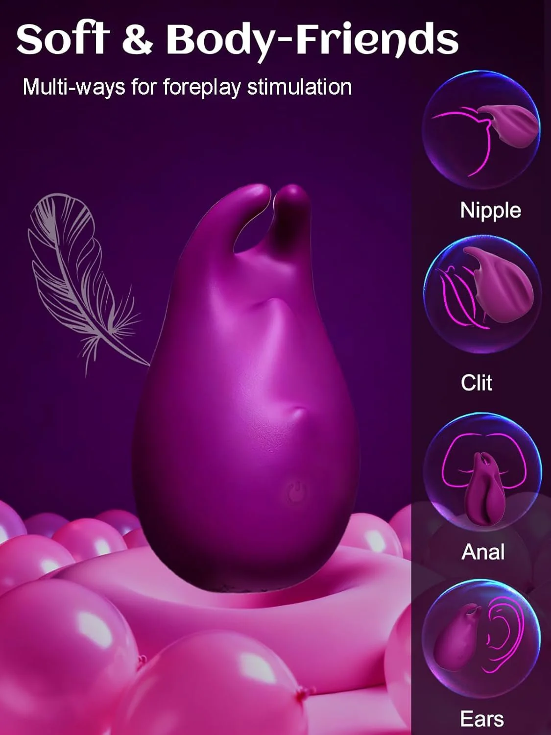 PeachPalm Multi-Zone Precision Finger Vibrator - Image 2