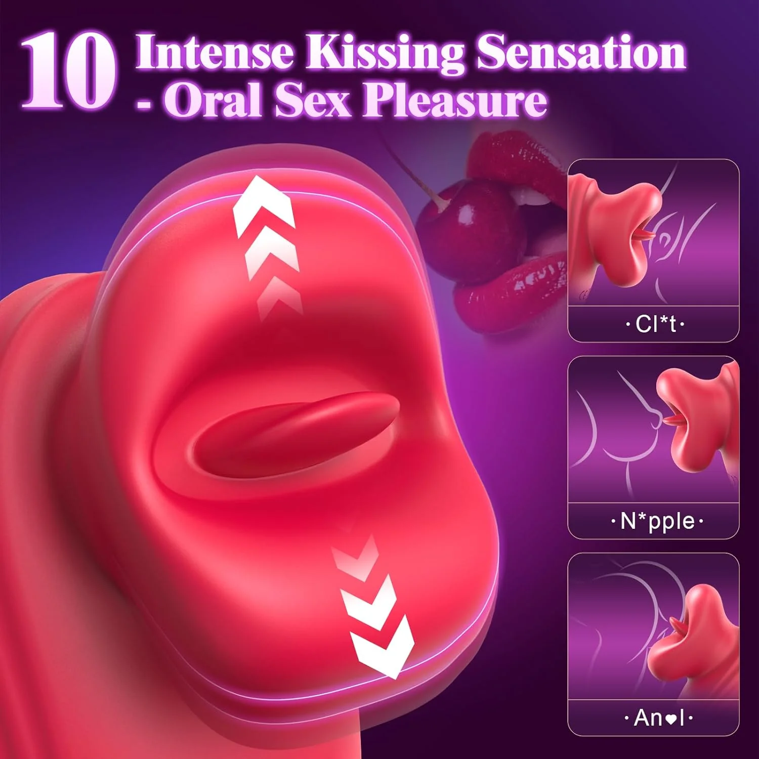 PetalThrust Rose Vibrator – Lick & Thrust 2-in-1 - Image 3