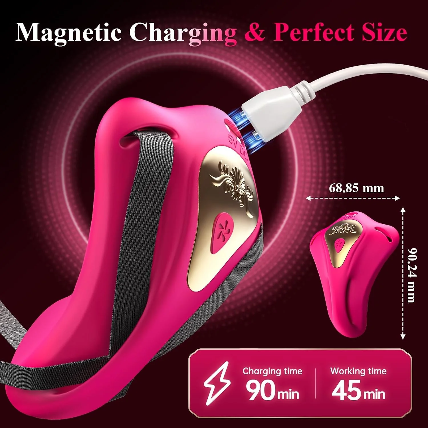 PlayMate App-Control Wearable Butterfly Couples Vibrator - Image 6