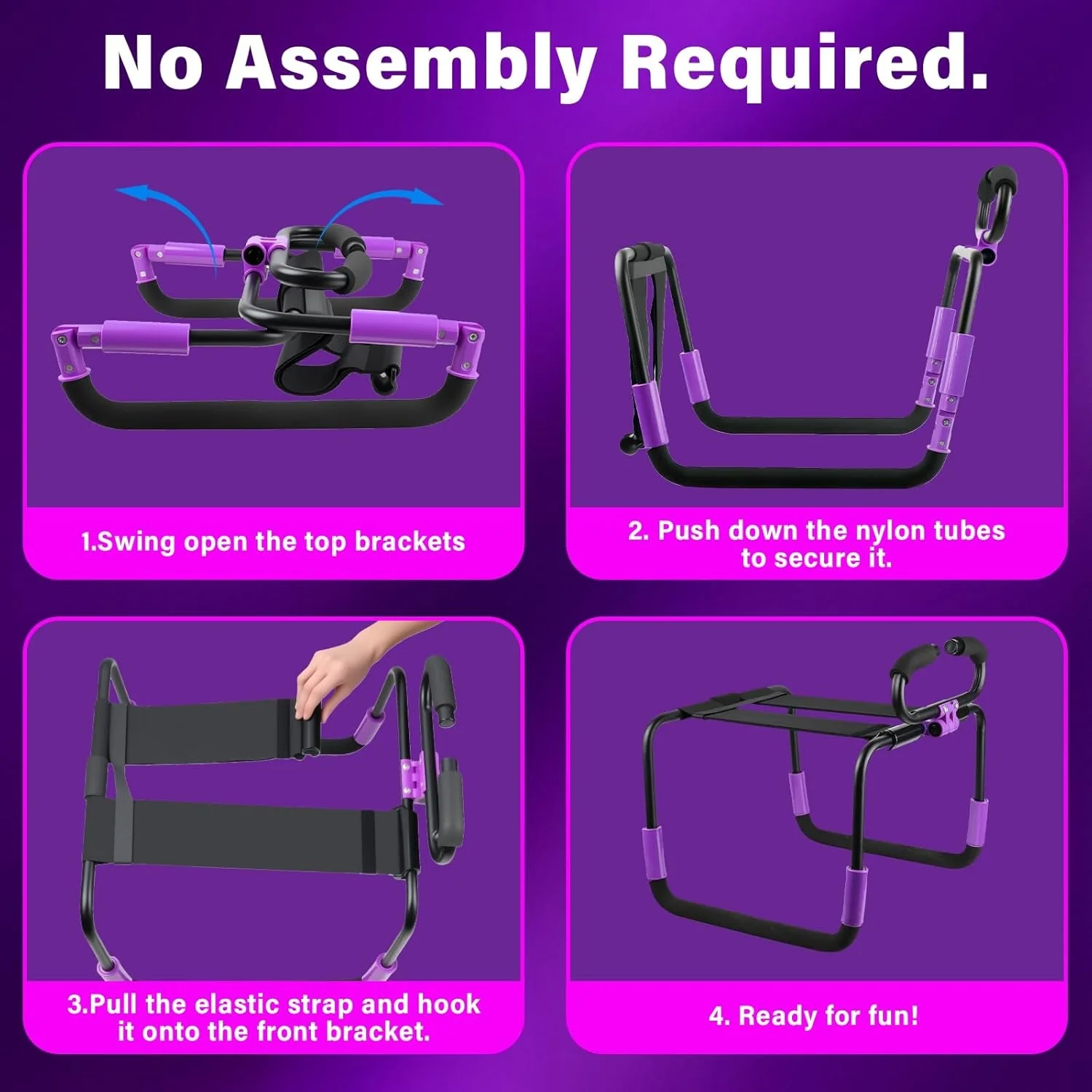 PleasurePerch Foldable Sex Chair No-Assembly Position Aid - Image 8
