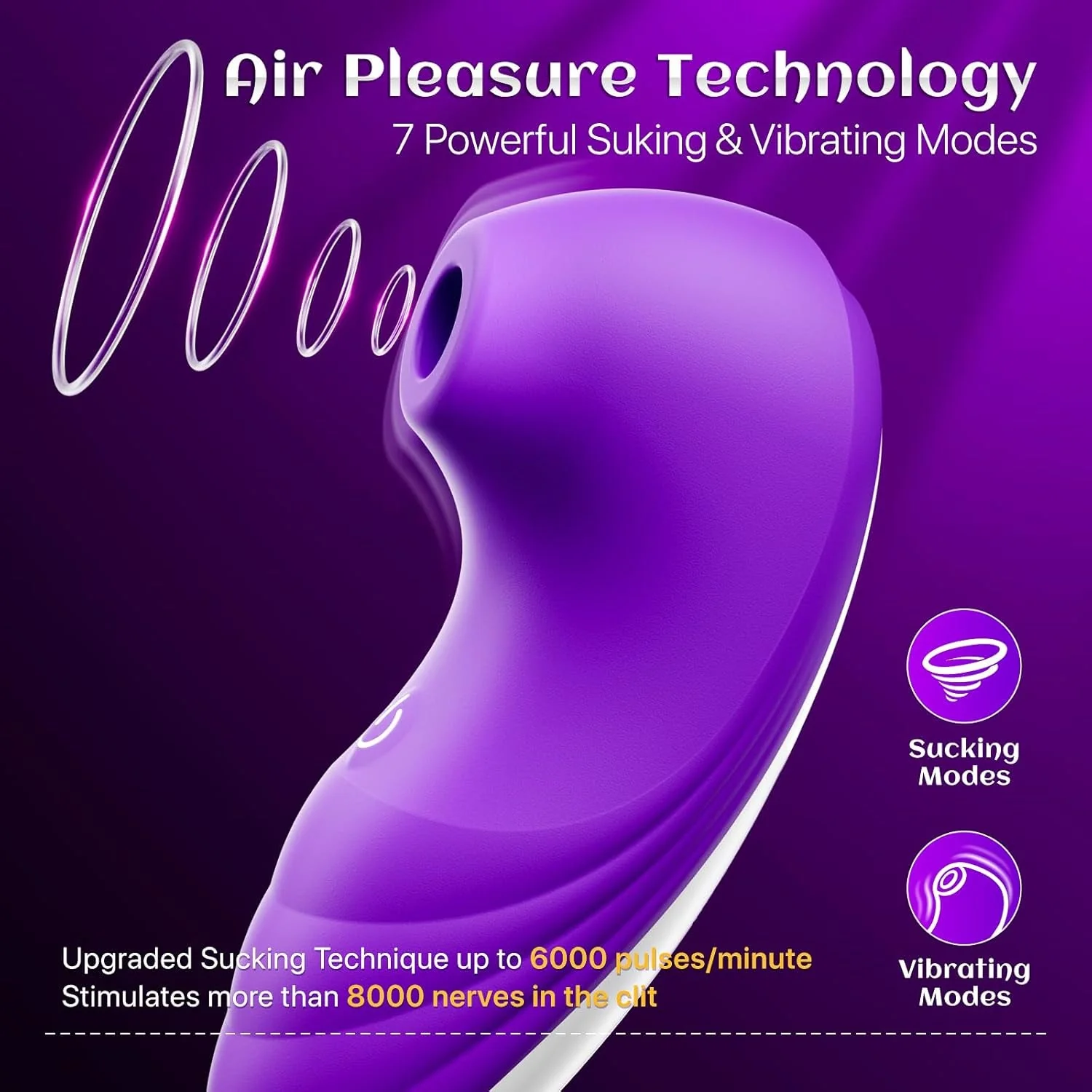 PlumTease Clit & Nipple Suction Vibrator - Image 2