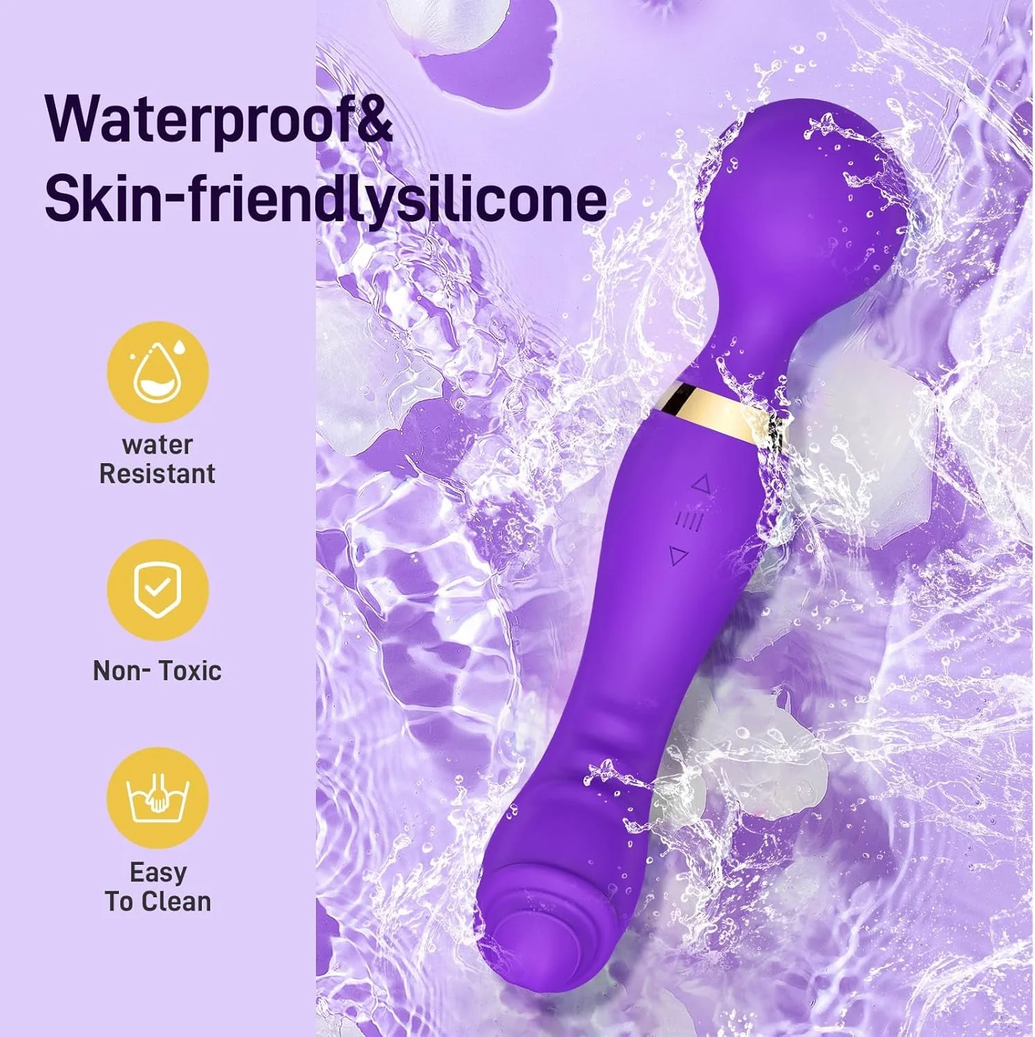PlumVolt Dual Stimulation Wand Vibrator - Image 4
