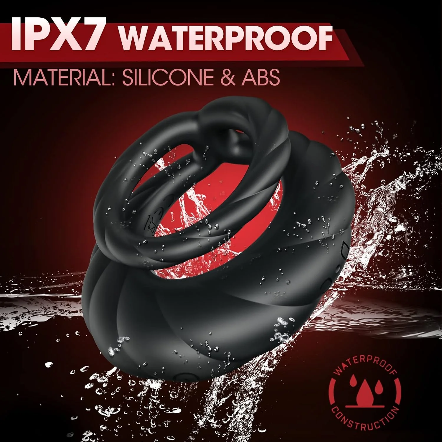 PowerLock Dual Vibrating Penis Ring - Image 7