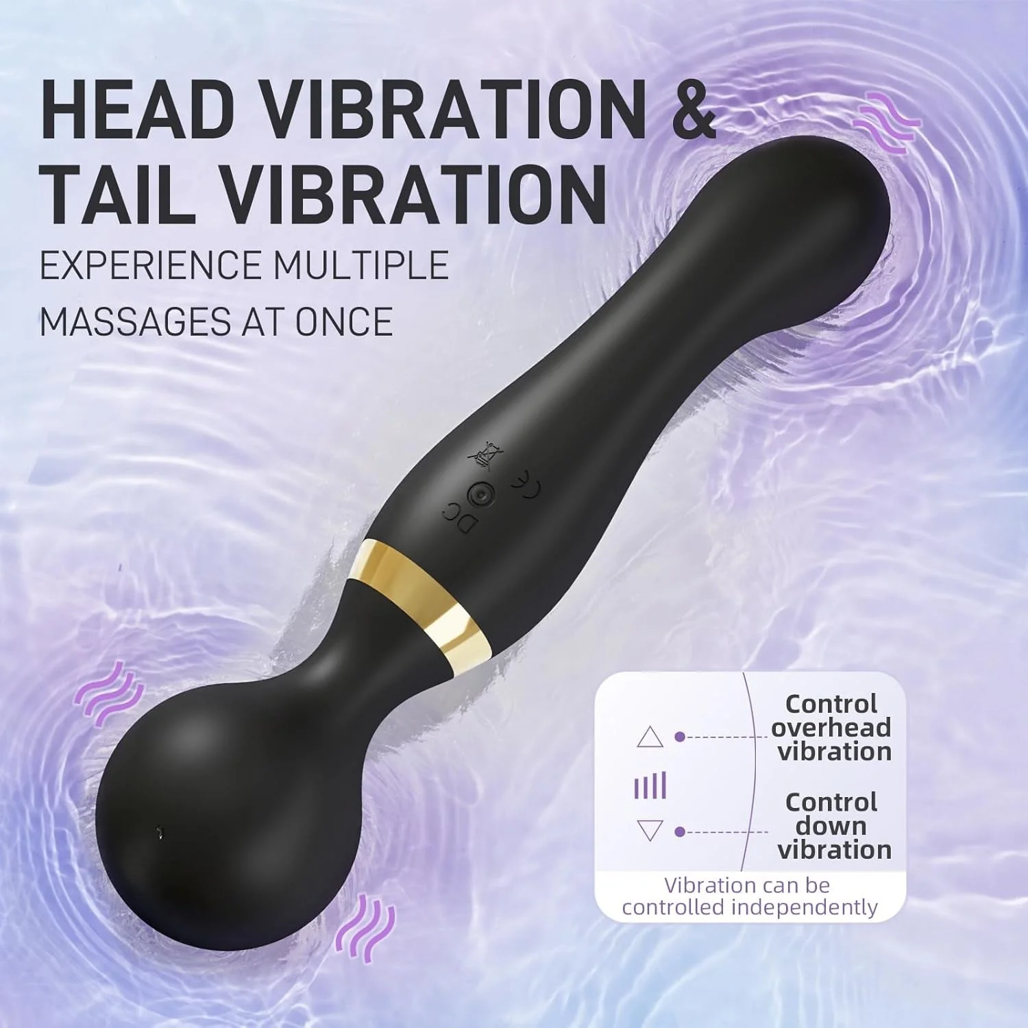 PowerMuse Rechargeable G-Spot Wand Vibrator - Image 2