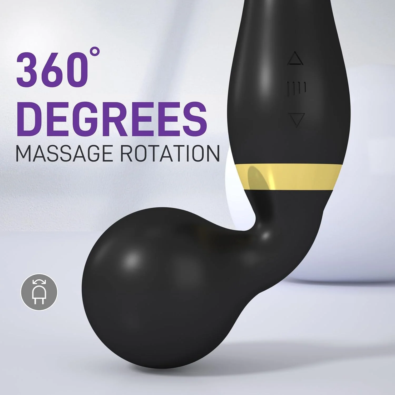 PowerMuse Rechargeable G-Spot Wand Vibrator - Image 5