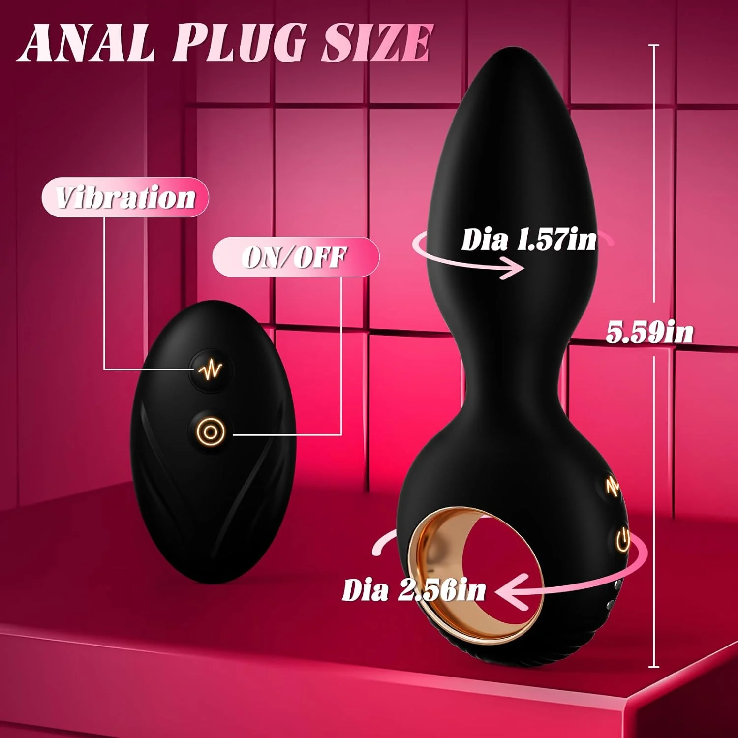 PowerPlug Prostate Vibrator Plug - Image 7