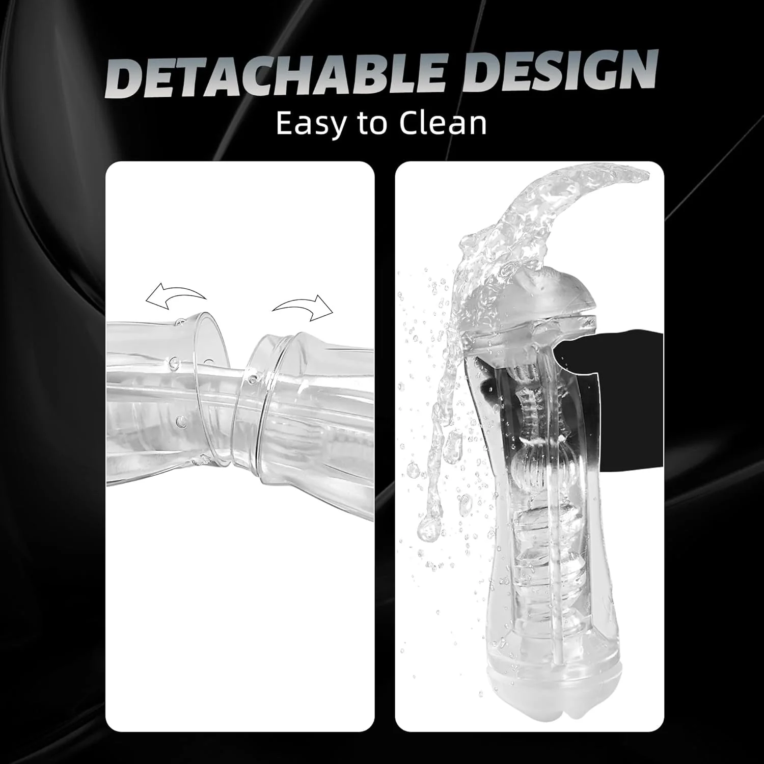 PrismVault Clear Dual Entry Male Stroker Fleshlight - Image 7