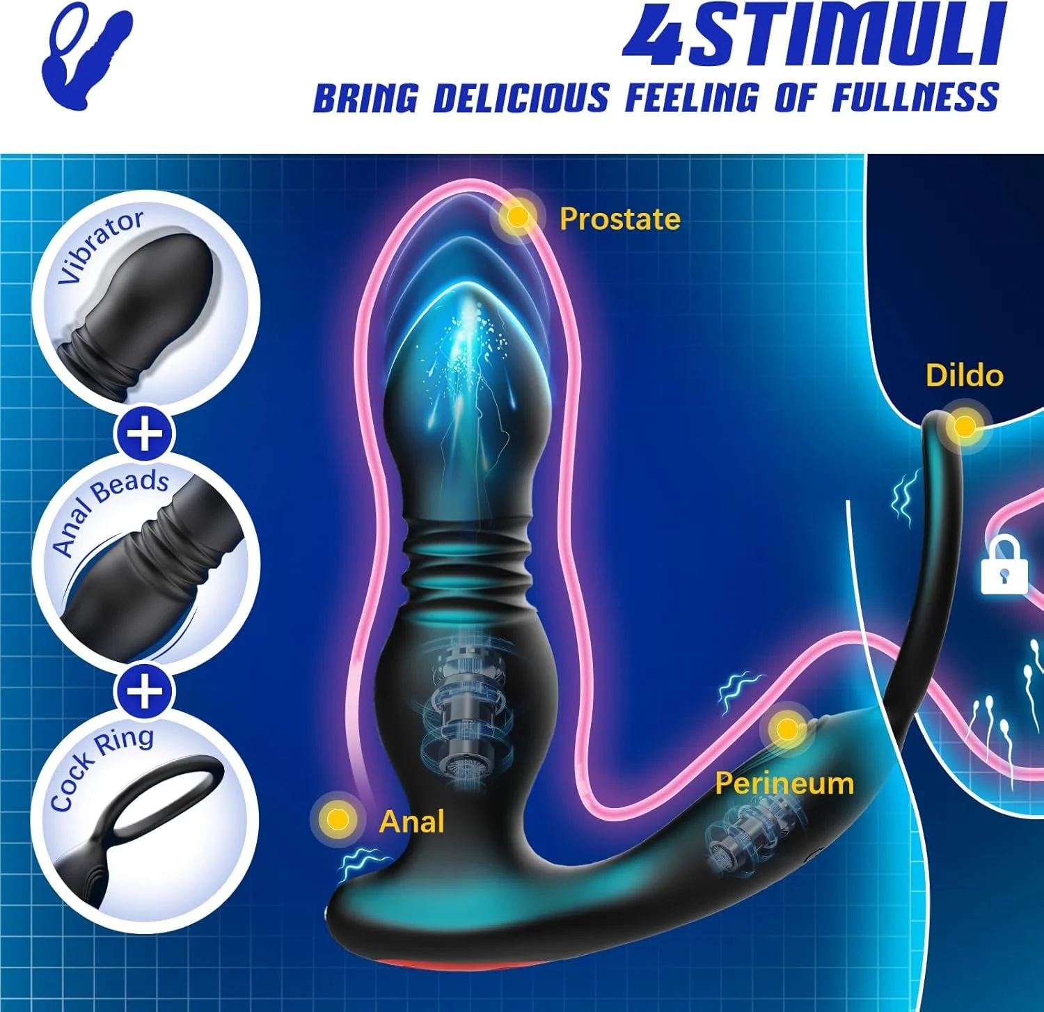 PinnacleThrust Thrusting Prostate Massager with App Control - Image 3