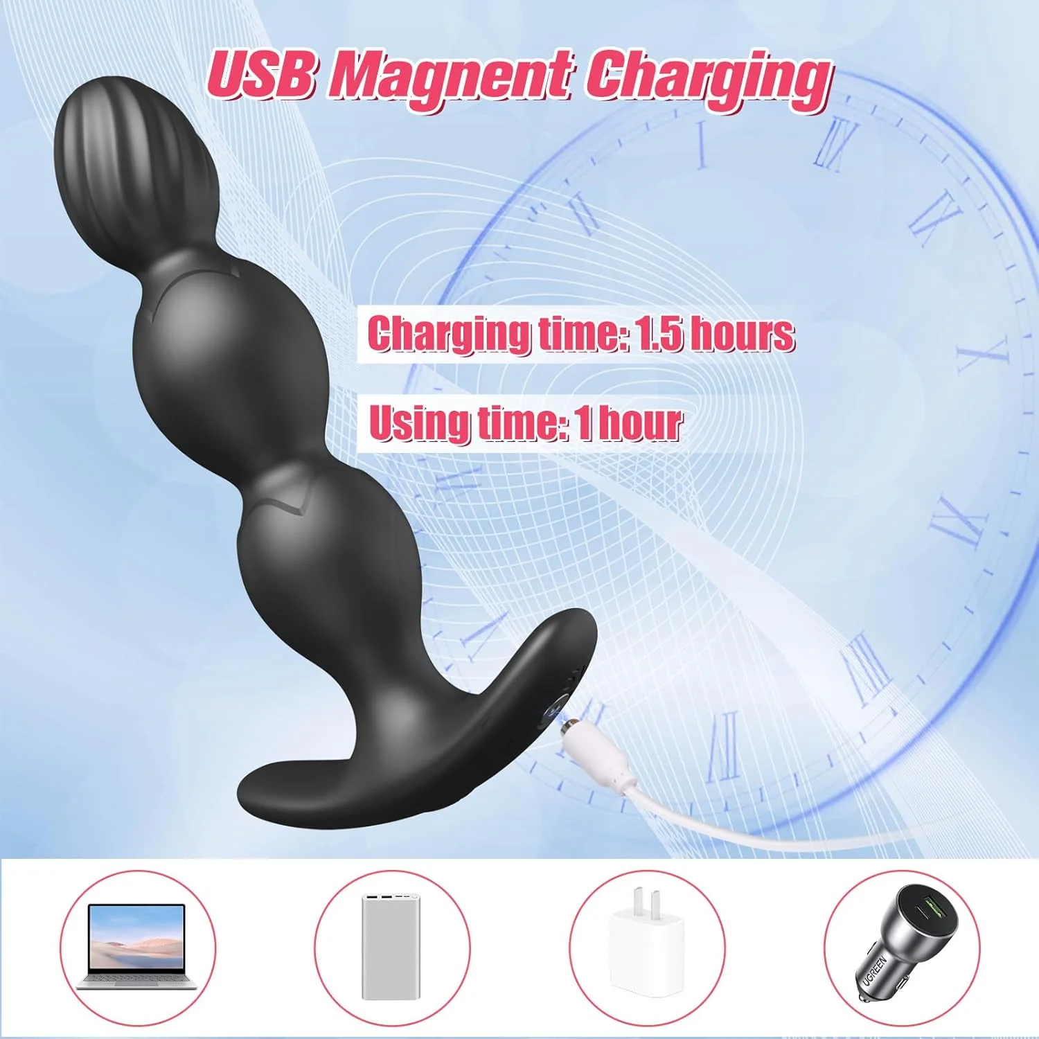 PulseBeads App-Controlled Anal Plug - Image 6
